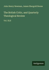 Produktbild: The British Critic, and Quarterly Theological Review