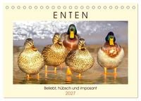 Produktbild: Enten. Beliebt, h&uuml;bsch und imposant (Tischkalender 2027 DIN A5 quer), CALVENDO Monatskalender
