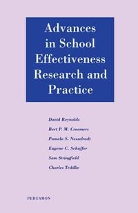 Produktbild: Advances in School Effectiveness Research and Practice