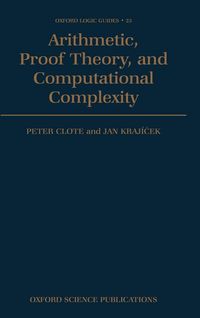 Produktbild: Arithmetic, Proof Theory, and Computational Complexity