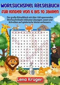 Produktbild: Wortsuchspiel R&auml;tselbuch f&uuml;r Kinder von 6 bis 10 Jahren
