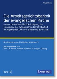 Produktbild: Die Arbeitsgerichtsbarkeit der evangelischen Kirche