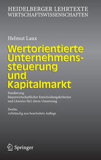 Produktbild: Wertorientierte Unternehmenssteuerung und Kapitalmarkt