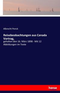 Produktbild: Reisebeobachtungen aus Canada Vortrag,