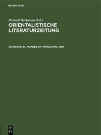 Produktbild: M&auml;rz/April 1959