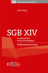 Produktbild: SGB XIV - - Sozialgesetzbuch - - Soziale Entsch&auml;digung - - - - Teilkommentierung