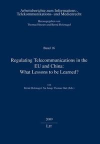 Produktbild: Regulating Telecommunications in the EU and China: What Lessons to be Learned?