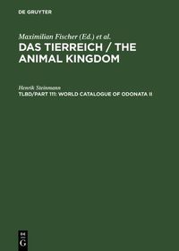 Produktbild: World Catalogue of Odonata II
