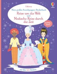 Produktbild: Mein gro&szlig;es Anziehpuppen-Stickerbuch: Reise um die Welt und Modische Reise durch die Zeit