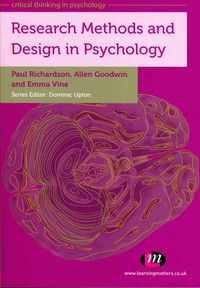 Produktbild: Research Methods and Design in Psychology