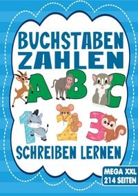 Produktbild: Buchstaben & Zahlen Schreiben &ndash; Das Tier Lernheft f&uuml;r Kinder ab 4 Jahren