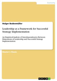 Produktbild: Leadership as a Framework for Successful Strategy Implementation
