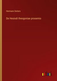 Produktbild: De Hesiodi theogoniae prooemio