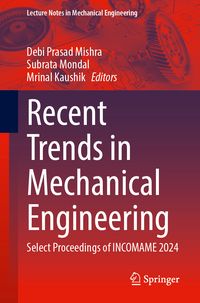 Produktbild: Recent Trends in Mechanical Engineering