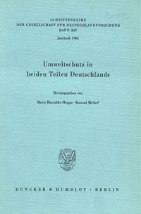 Produktbild: Umweltschutz in beiden Teilen Deutschlands.