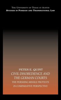 Produktbild: Civil Disobedience and the German Courts
