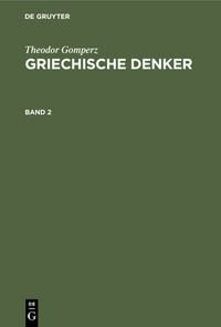 Produktbild: Griechische Denker. Band 2