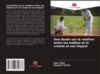 Produktbild: Une &eacute;tude sur la relation entre les m&eacute;dias et le cricket et son impact
