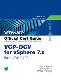 Produktbild: VCP-DCV for vSphere 7.x (Exam 2V0-21.20) Official Cert Guide