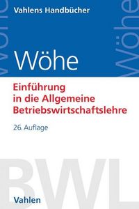 Produktbild: Einf&uuml;hrung in die Allgemeine Betriebswirtschaftslehre