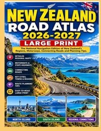 Produktbild: New Zealand Road Atlas 2026-2027 Large Print