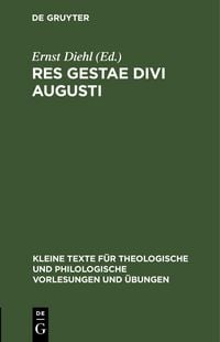 Produktbild: Res Gestae Divi Augusti