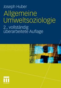 Produktbild: Allgemeine Umweltsoziologie