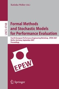 Produktbild: Formal Methods and Stochastic Models for Performance Evaluation