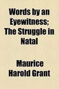 Produktbild: Words by an Eyewitness; The Struggle in Natal