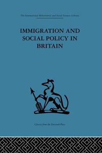 Produktbild: Immigration and Social Policy in Britain