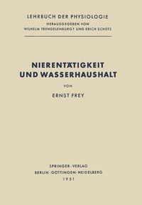 Produktbild: Nierent&auml;tigkeit und Wasserhaushalt