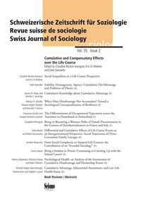 Produktbild: Kumulative und kompensatorische Effekte im Lebenslauf. Cumulative and Compensatory Effects over the Life Course