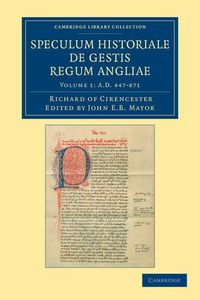 Produktbild: Ricardi de Cirencestria Speculum Historiale de Gestis Regum Angliae