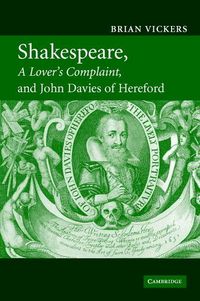 Produktbild: Shakespeare, 'A Lover's Complaint', and John Davies of Hereford