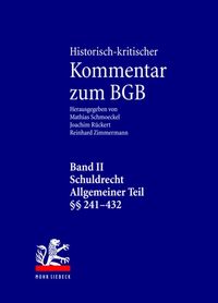 Produktbild: Historisch-kritischer Kommentar zum BGB