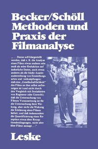 Produktbild: Methoden und Praxis der Filmanalyse