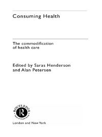 Produktbild: Consuming Health