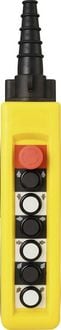 Produktbild: TRU COMPONENTS TC-13599180 TC-A6713 H&auml;ngetaster mit NOT-Aus-Schalter 1St.