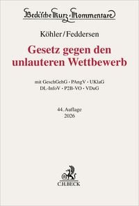 Produktbild: Gesetz gegen den unlauteren Wettbewerb. UWG
