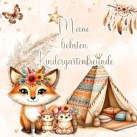 Produktbild: Meine liebsten Kindergartenfreunde - ein Freundebuch zum Ausf&uuml;llen und Ausmalen