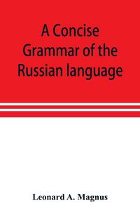 Produktbild: A concise grammar of the Russian language