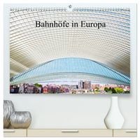 Produktbild: Bahnh&ouml;fe in Europa (hochwertiger Premium Wandkalender 2027 DIN A2 quer), Kunstdruck in Hochglanz