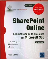 Produktbild: SharePoint Online : administration de la plateforme sur Microsoft 365