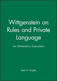 Produktbild: Wittgenstein Rules and Private