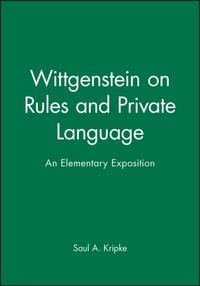 Produktbild: Wittgenstein Rules and Private