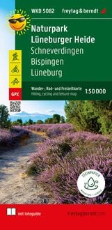 Produktbild: Freytag & berndt Wanderkarte WKD 5082 Naturpark L&uuml;neburger Heide, Schneverdingen - Bispingen - L&uuml;neburg 1:50.000