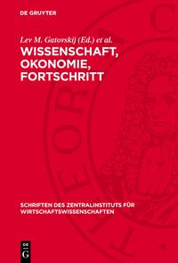 Produktbild: Wissenschaft, Okonomie, Fortschritt