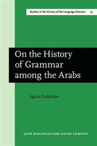 Produktbild: On the History of Grammar among the Arabs