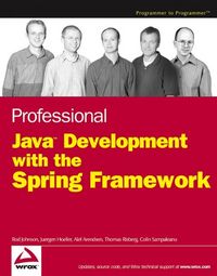 Produktbild: Professional Java Development with the Spring Framework