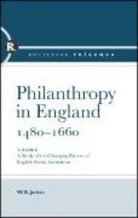 Produktbild: Philanthropy in England, 1480 - 1660